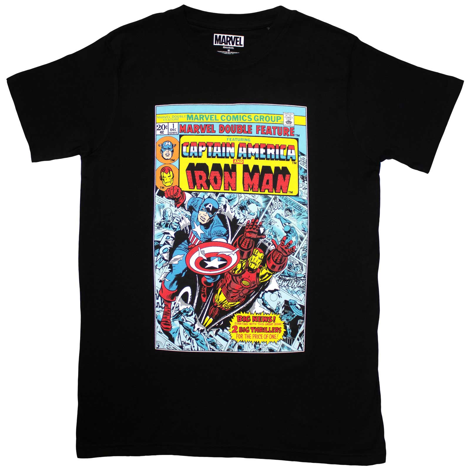 Een foto van een Marvel Comics T-Shirt