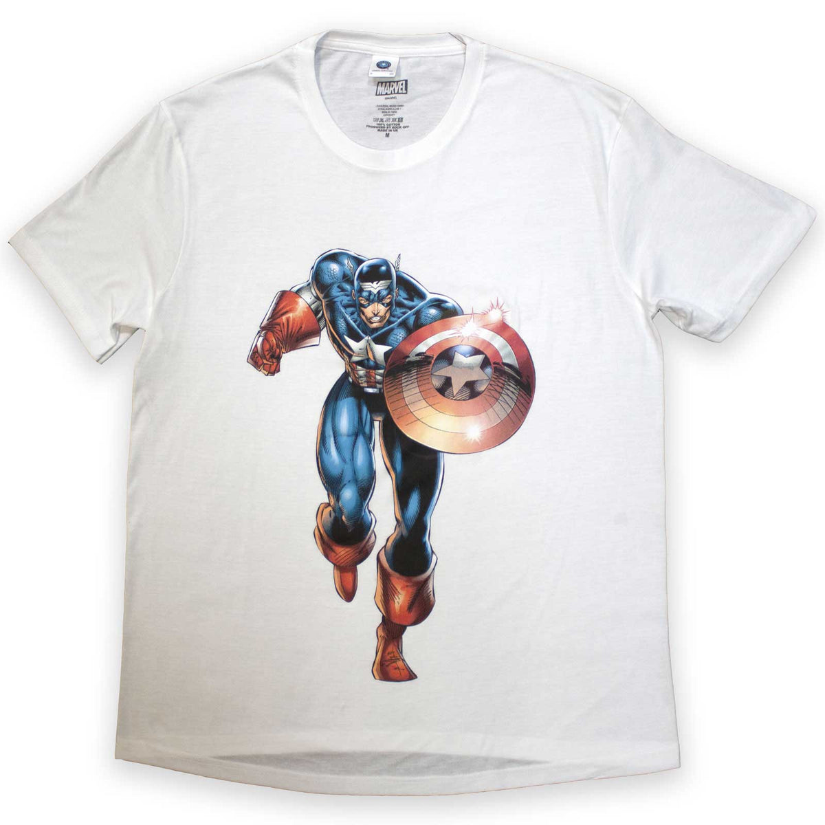 Een foto van een Marvel Comics T-Shirt
