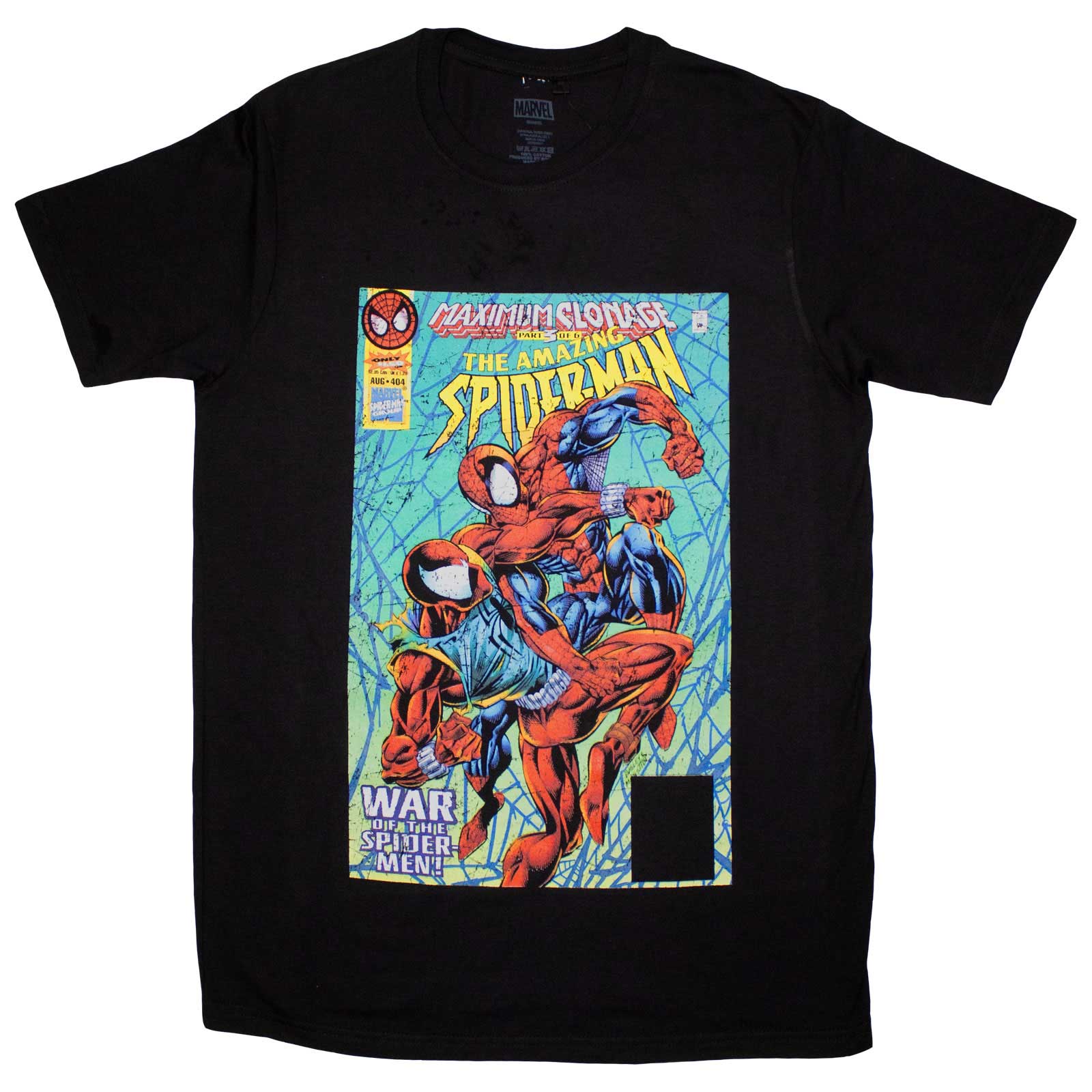 Een foto van een Marvel Comics T-Shirt