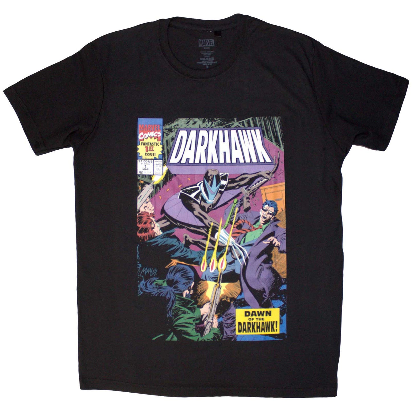 Een foto van een Marvel Comics T-Shirt