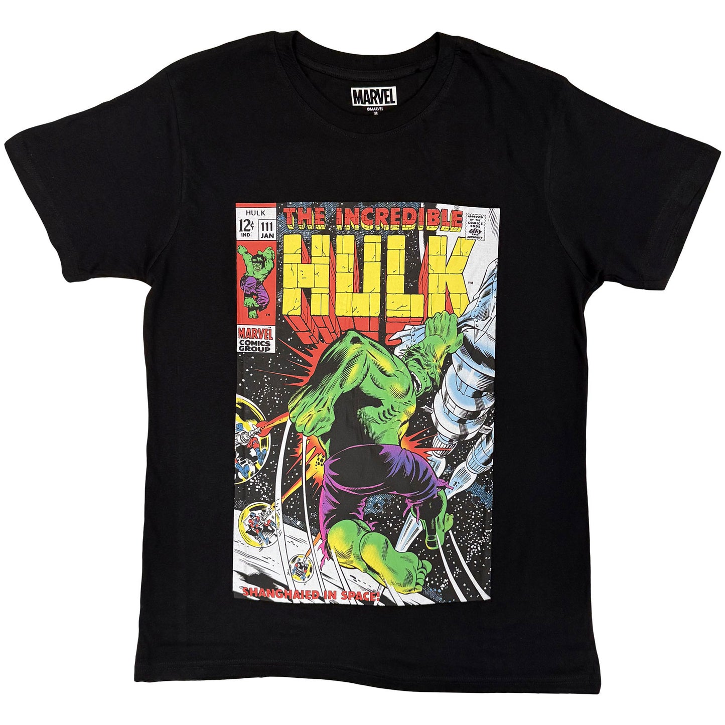 Een foto van een Marvel Comics T-Shirt