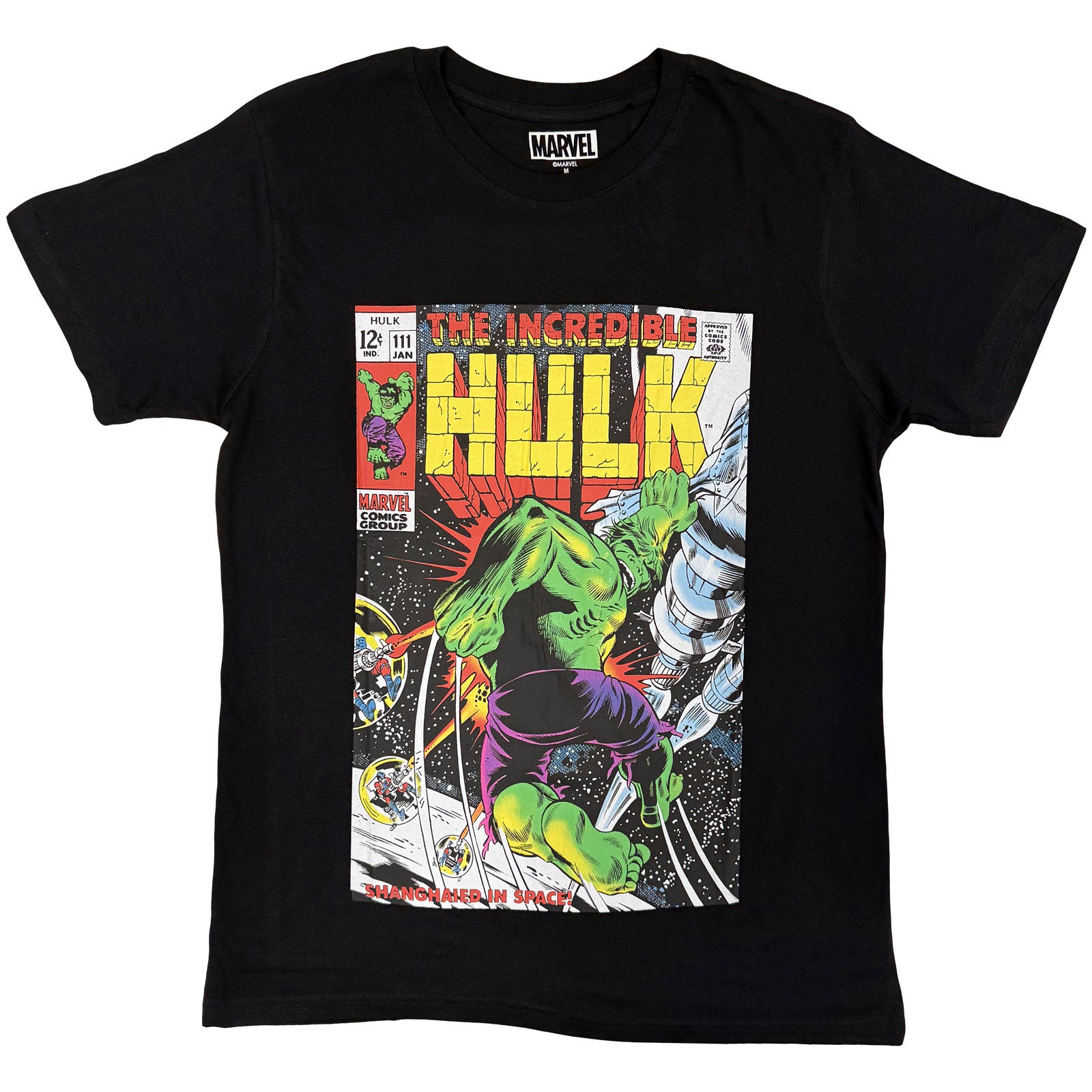 Een foto van een Marvel Comics T-Shirt