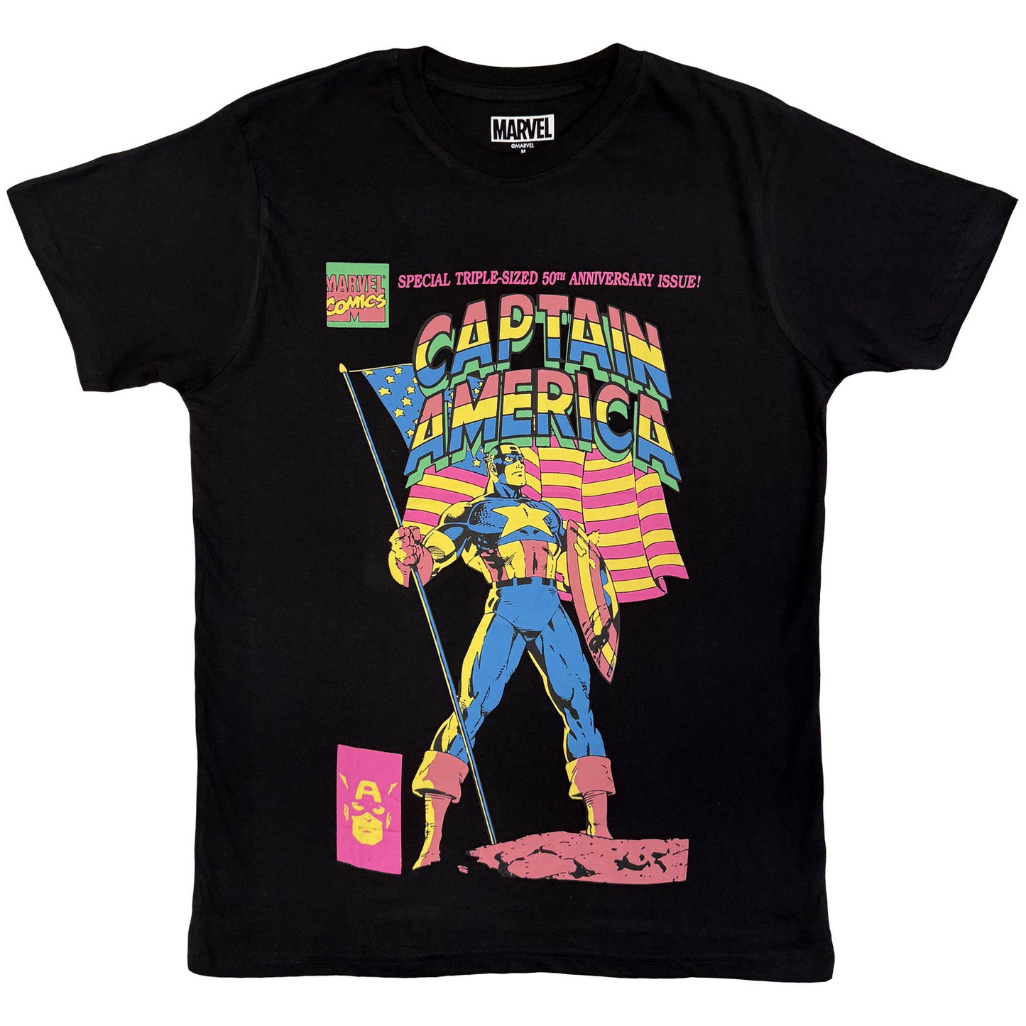 Een foto van een Marvel Comics T-Shirt
