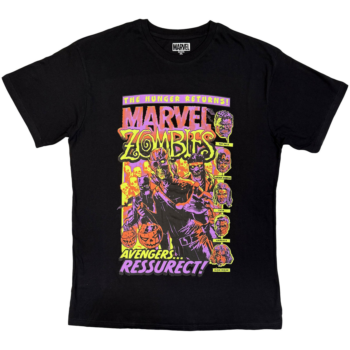 Een foto van een Marvel Comics T-Shirt