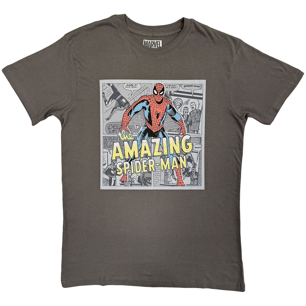 Een foto van een Marvel Comics T-Shirt