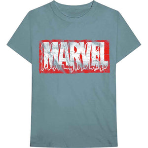 Een foto van een Marvel Comics T-Shirt