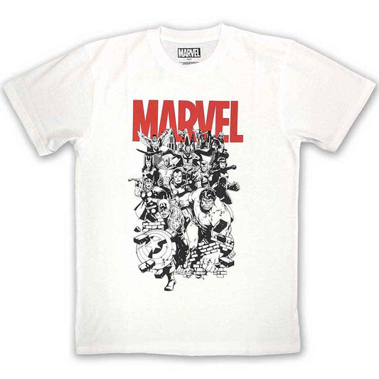 Een foto van een Marvel Comics T-Shirt
