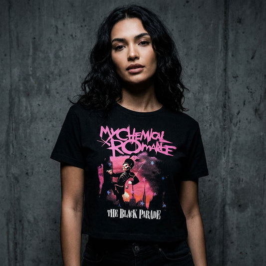 Een foto van een My Chemical Romance Crop Top
