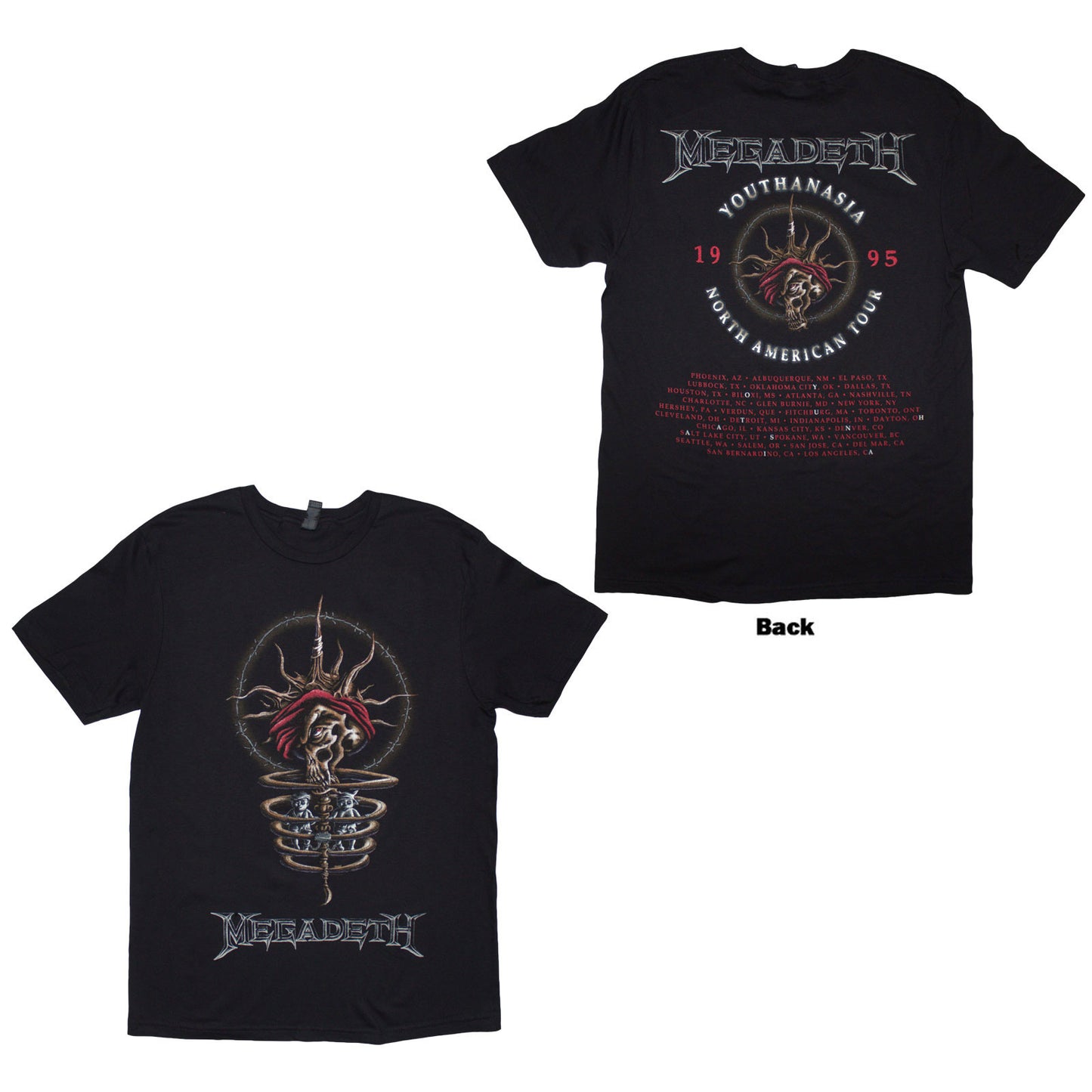 Een foto van een Megadeth T-Shirt