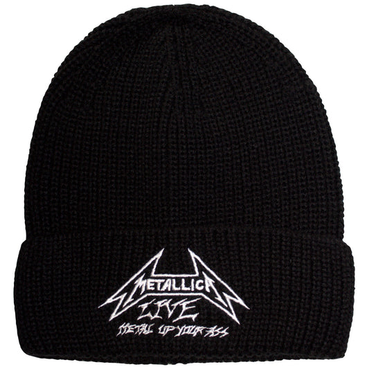 Een foto van een Metallica Hoofddeksel