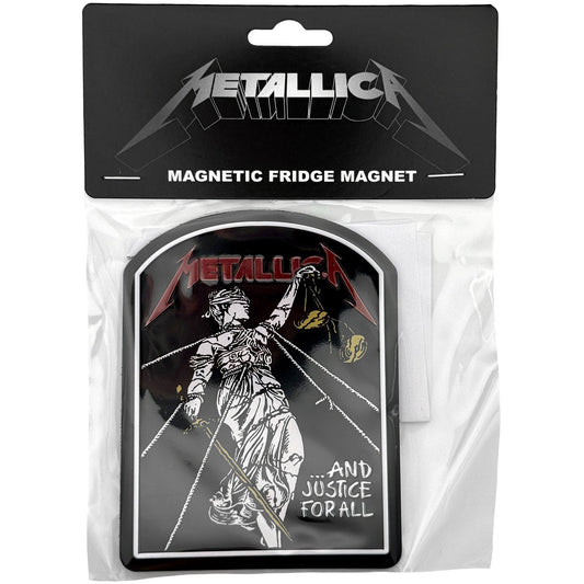 Een foto van een Metallica Magneet