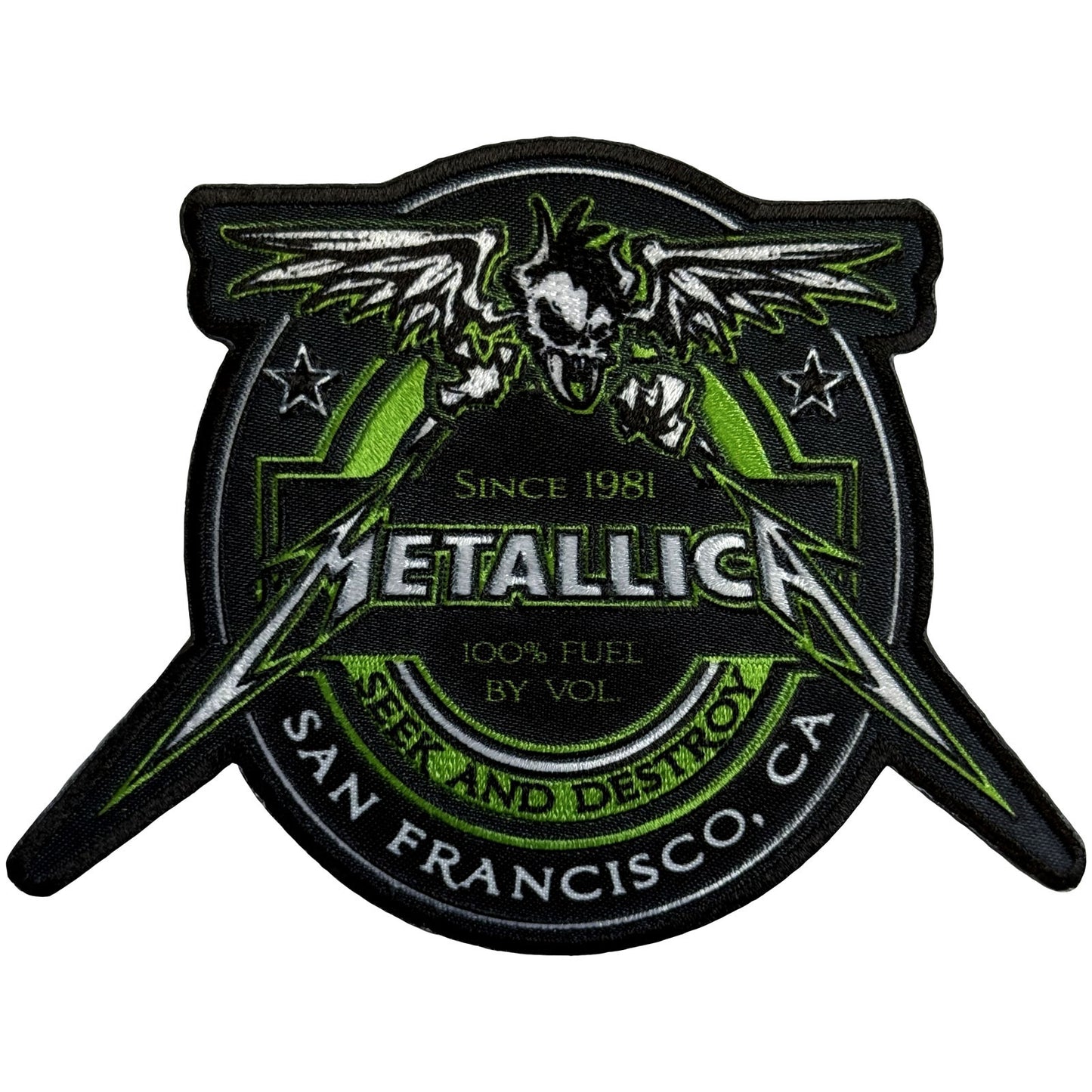 Een foto van een Metallica Patch