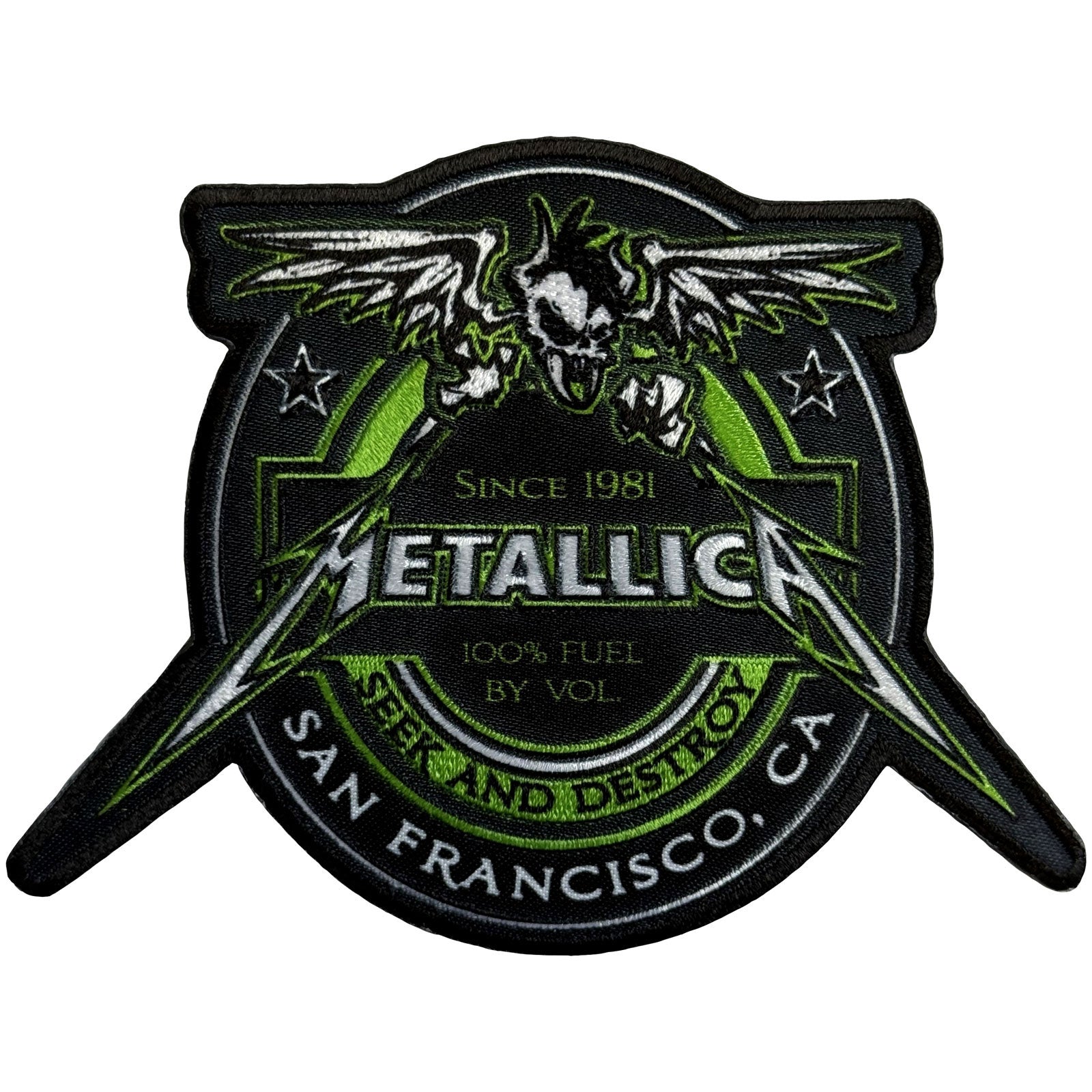 Een foto van een Metallica Patch