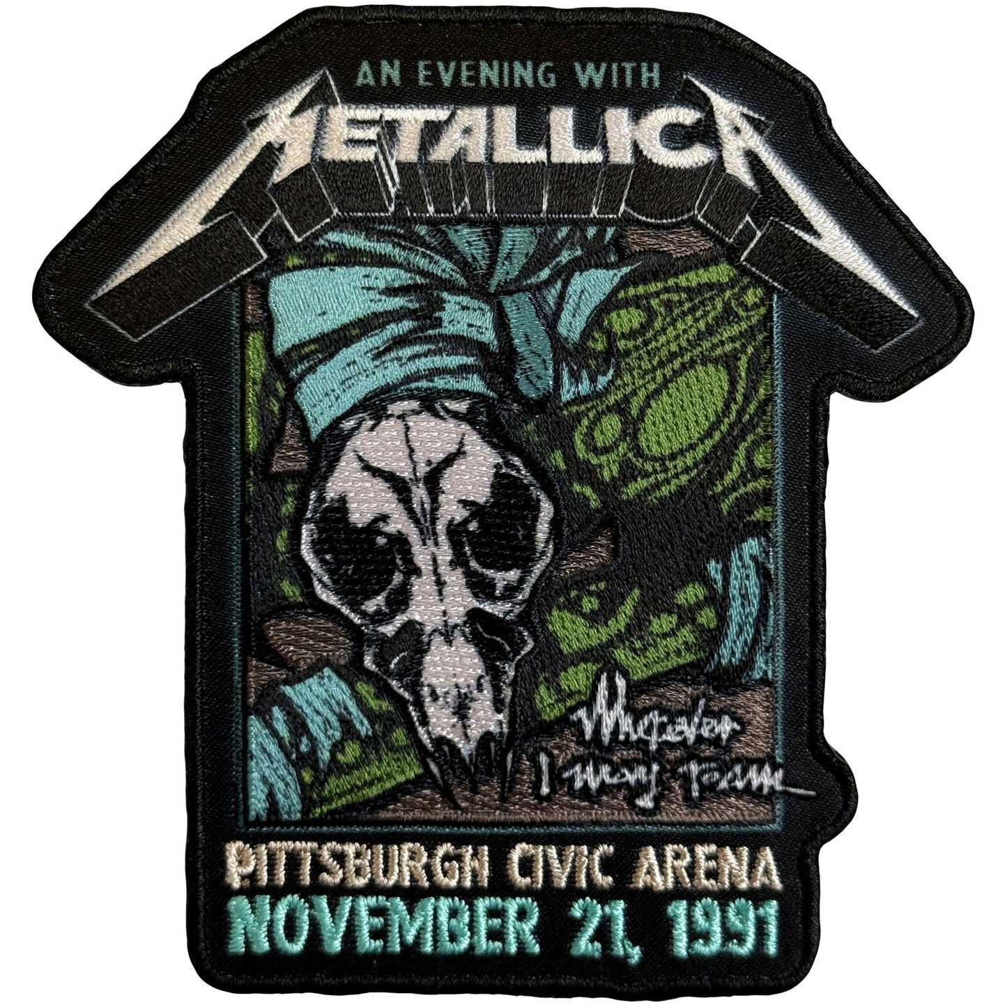 Een foto van een Metallica Patch