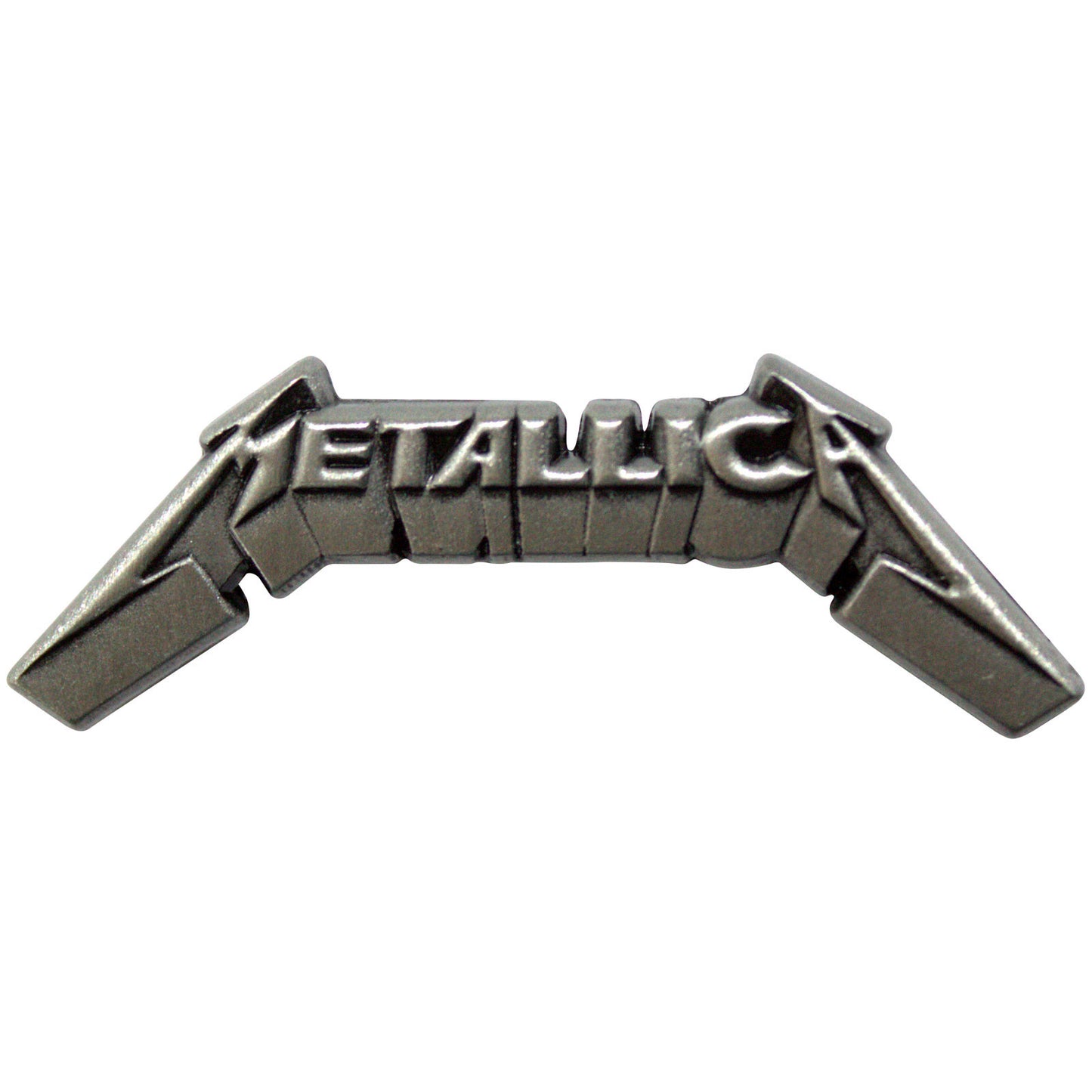 Een foto van een Metallica Speld Badge