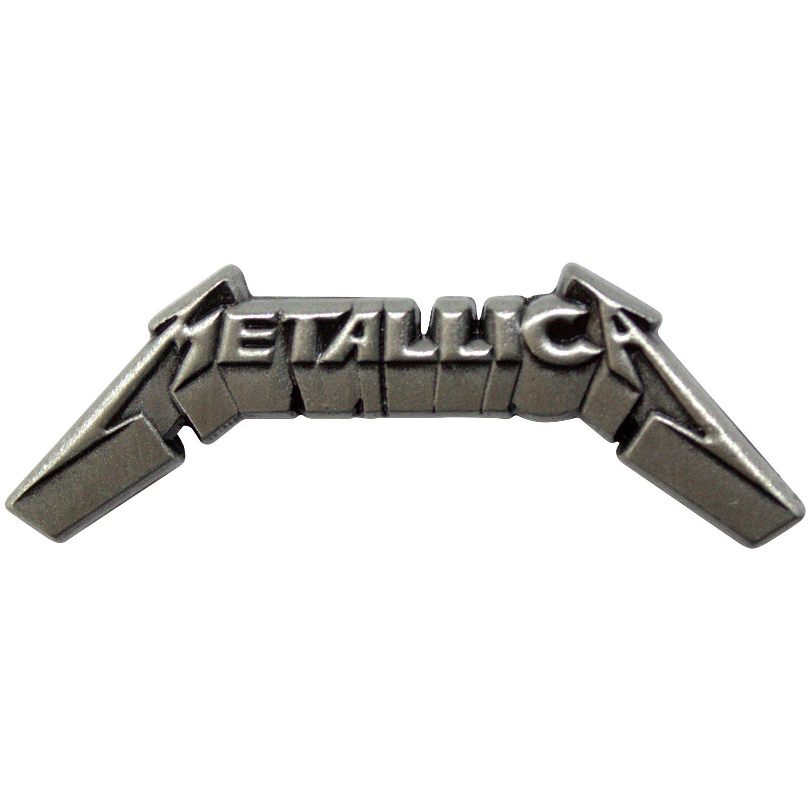 Een foto van een Metallica Speld Badge