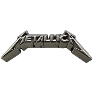 Een foto van een Metallica Speld Badge
