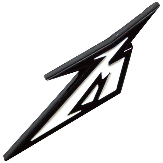 Een foto van een Metallica Speld Badge