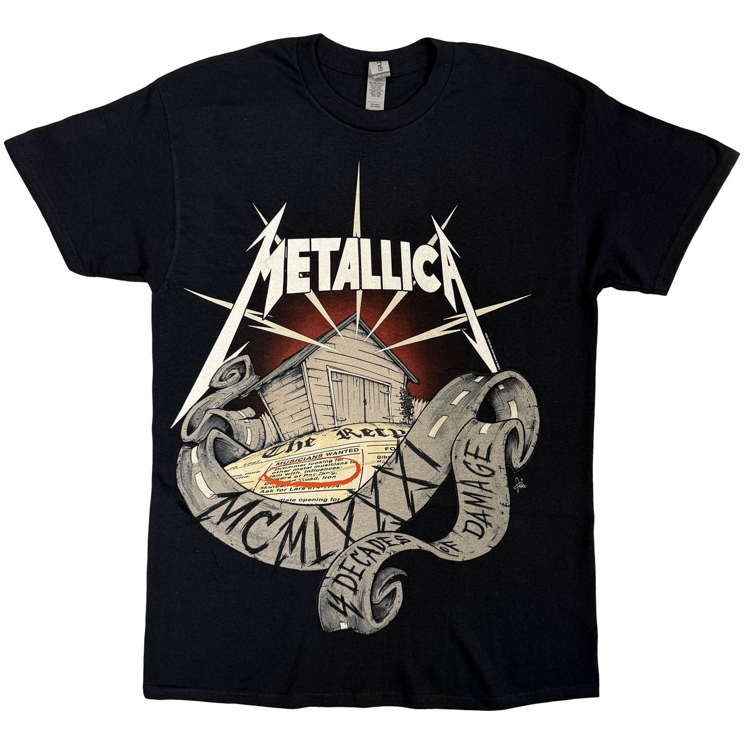 Een foto van een Metallica T-Shirt