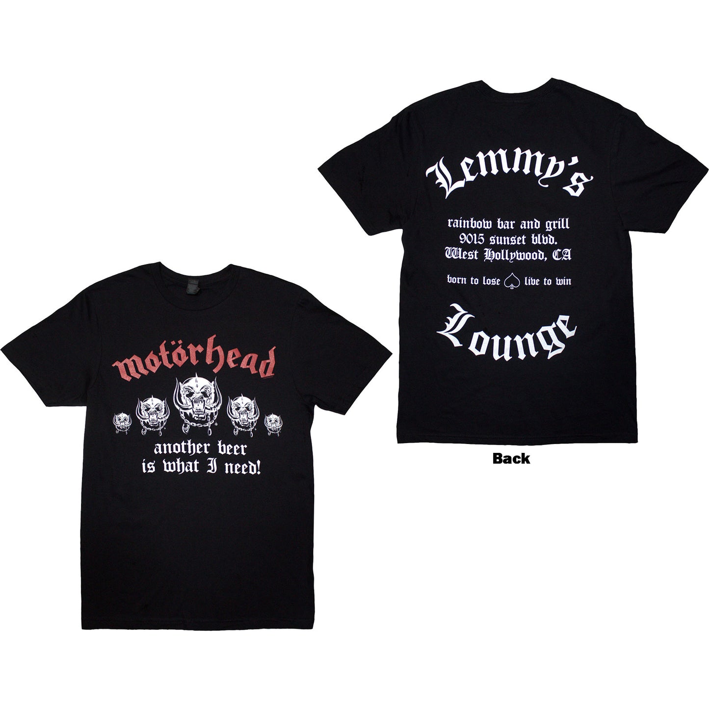 Een foto van een Motorhead T-Shirt