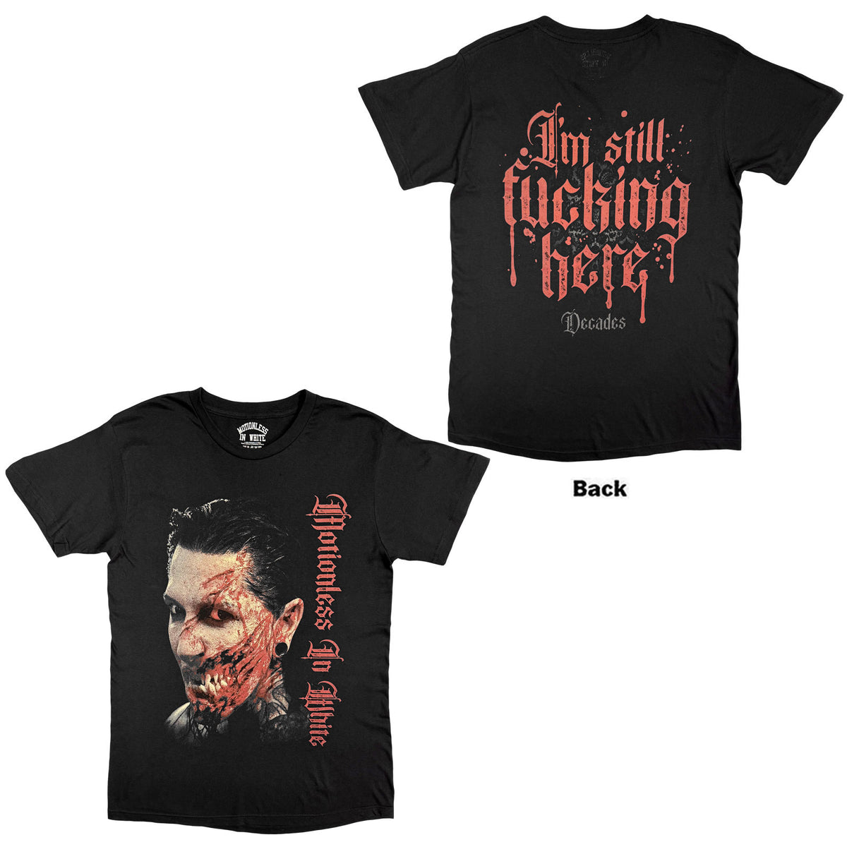 Een foto van een Motionless In White T-Shirt