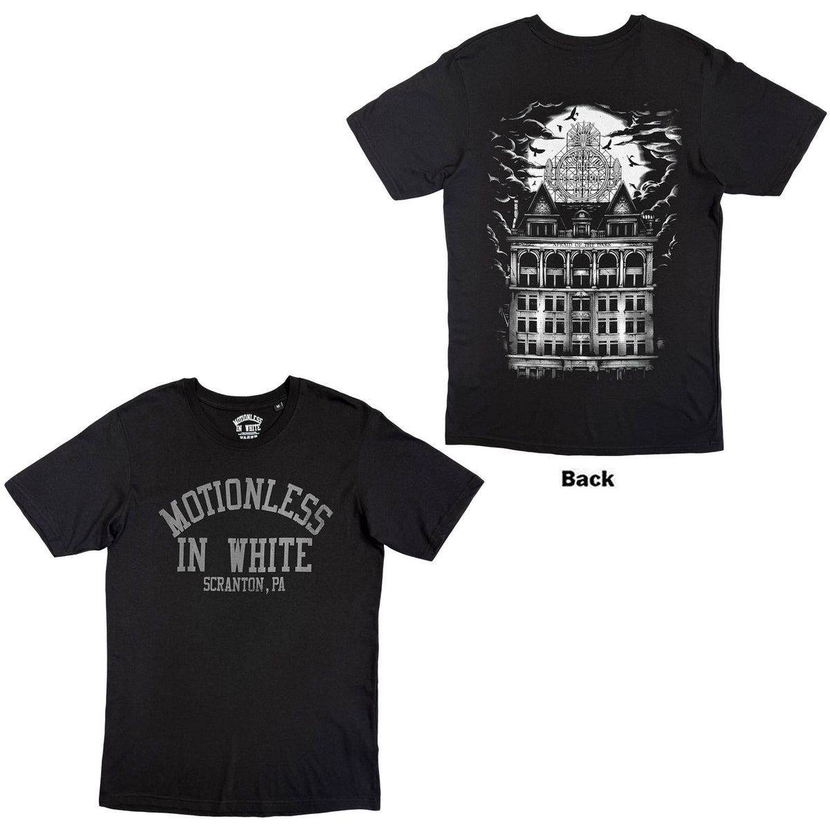 Een foto van een Motionless In White T-Shirt