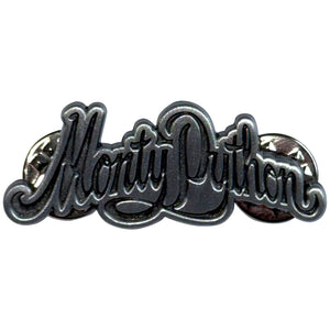 Een foto van een Monty Python Speld Badge
