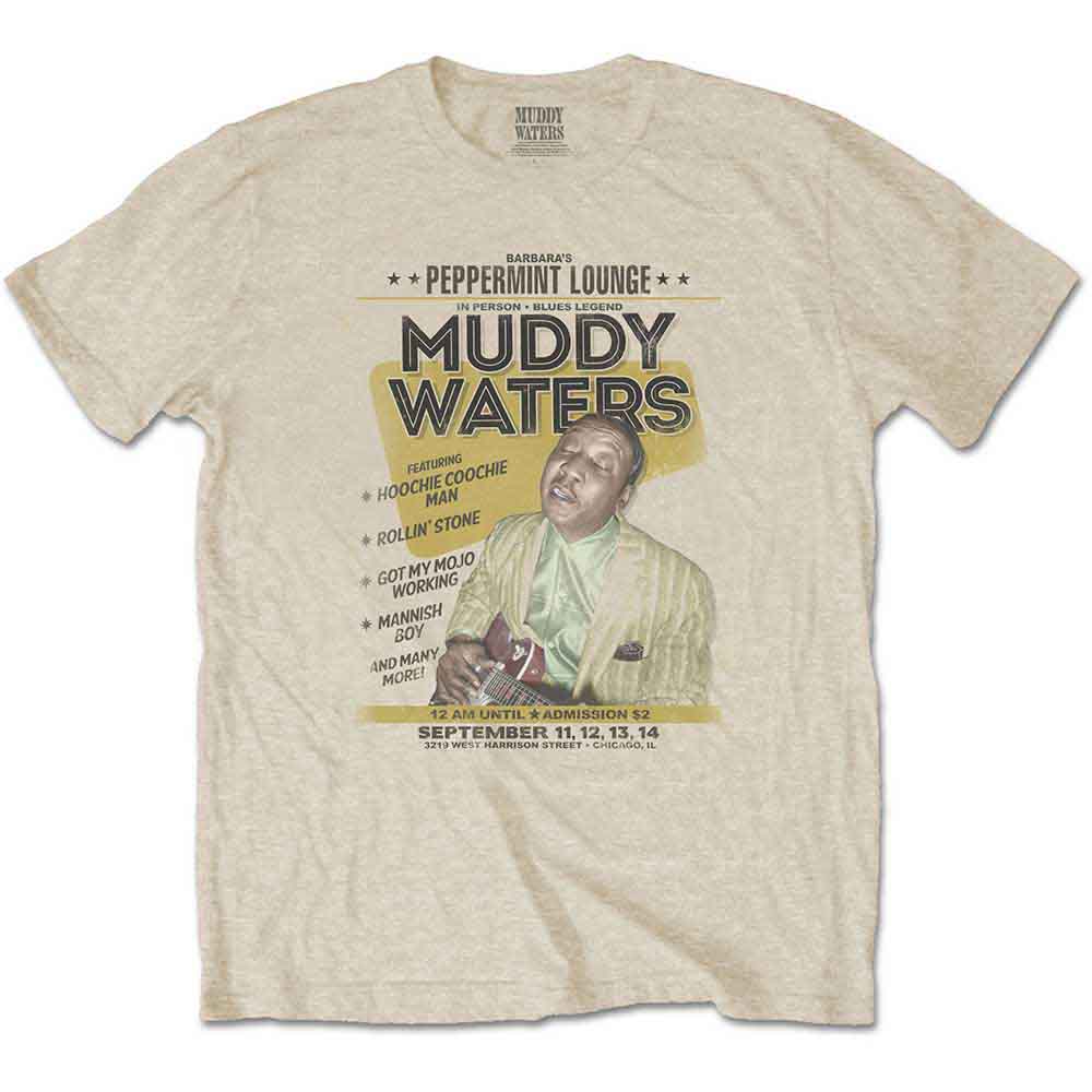 Een foto van een Muddy Waters T-Shirt