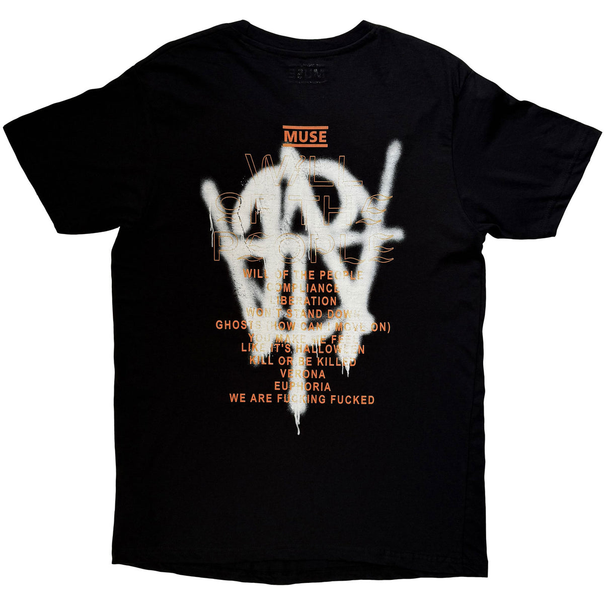 Een foto van een Muse T-Shirt