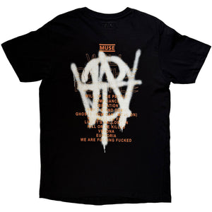 Een foto van een Muse T-Shirt