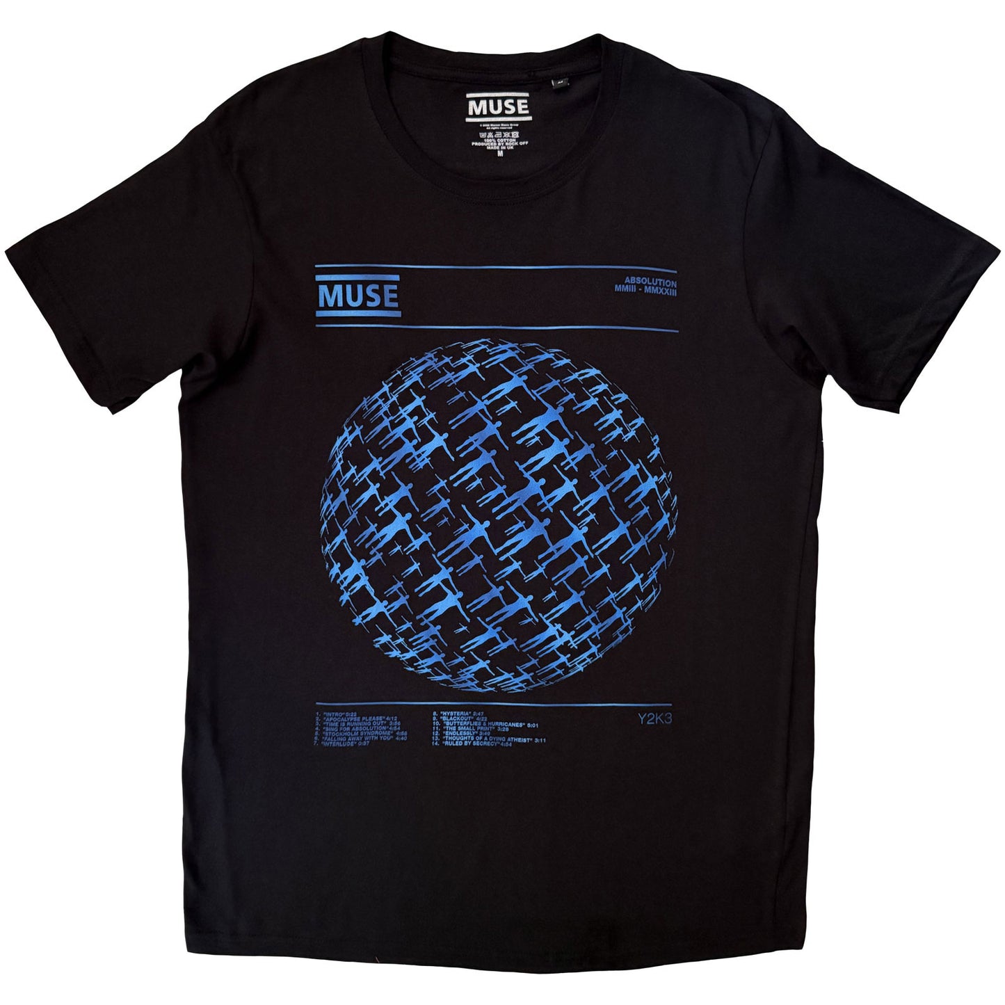 Een foto van een Muse T-Shirt