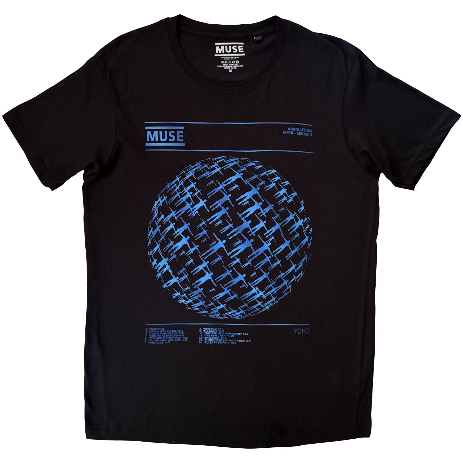 Een foto van een Muse T-Shirt