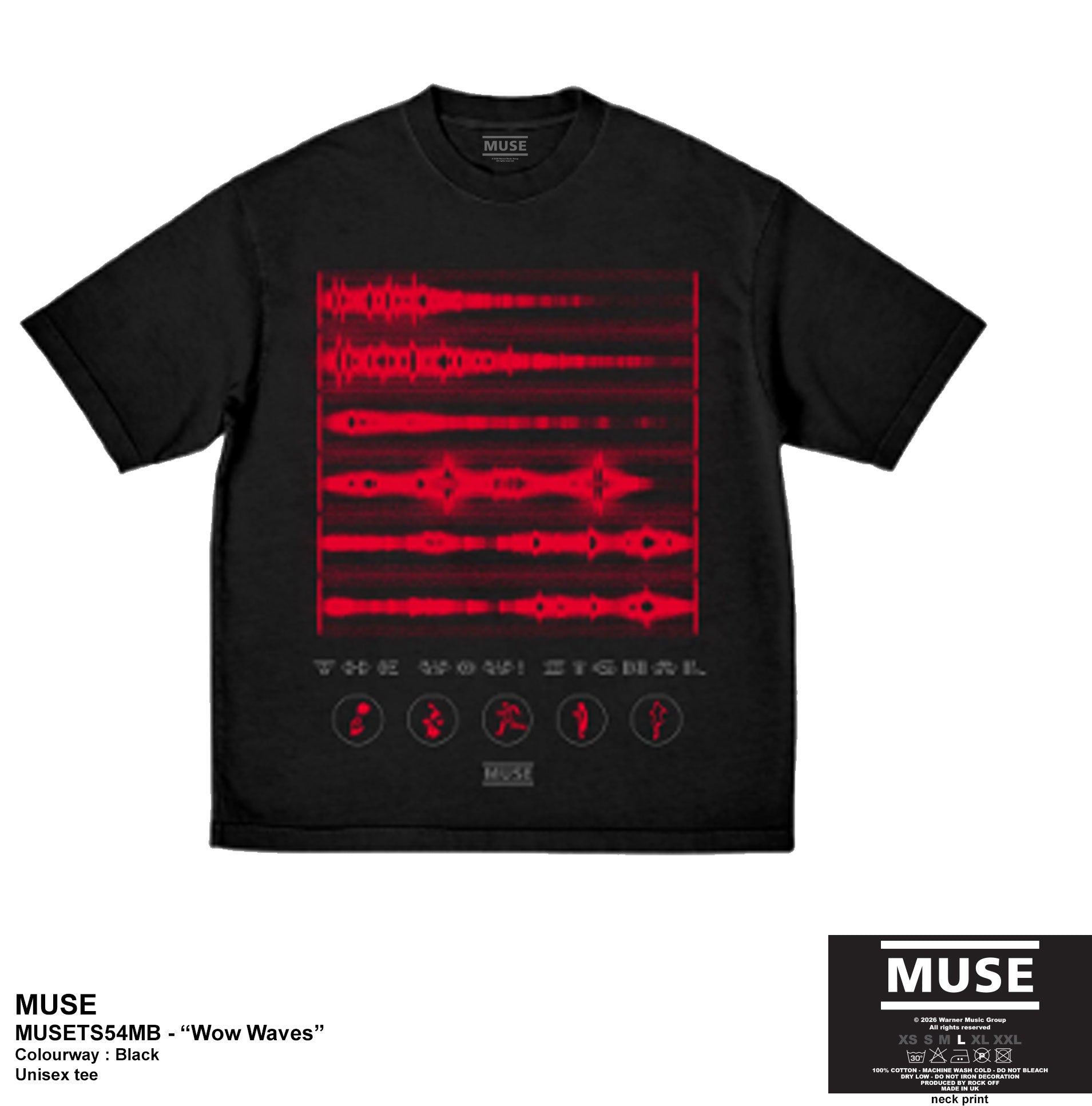 Een foto van een Muse T-Shirt
