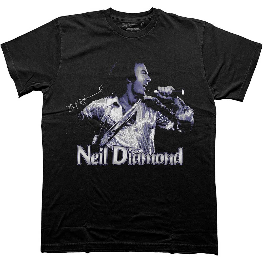 Een foto van een Neil Diamond T-Shirt