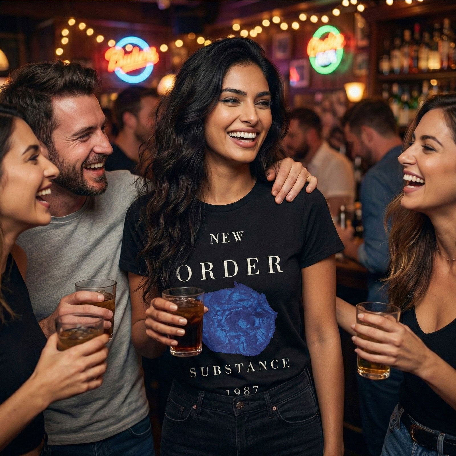 Een foto van een New Order T-Shirt