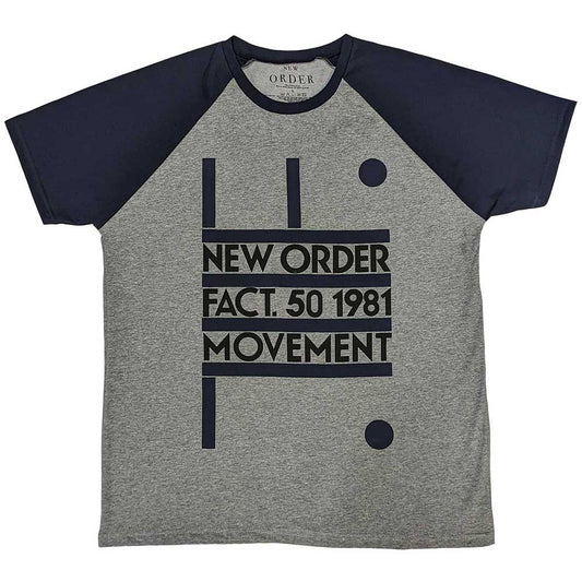 Een foto van een New Order Raglan T-Shirt