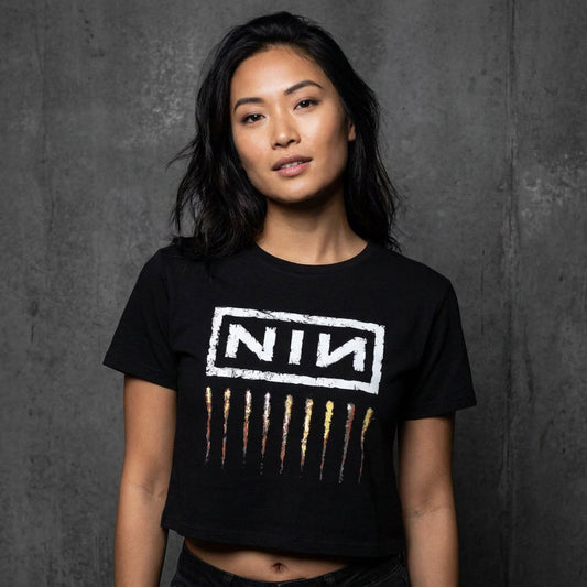 Een foto van een Nine Inch Nails Crop Top