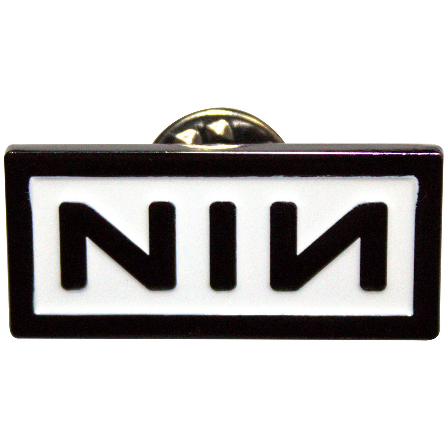 Een foto van een Nine Inch Nails Speld Badge