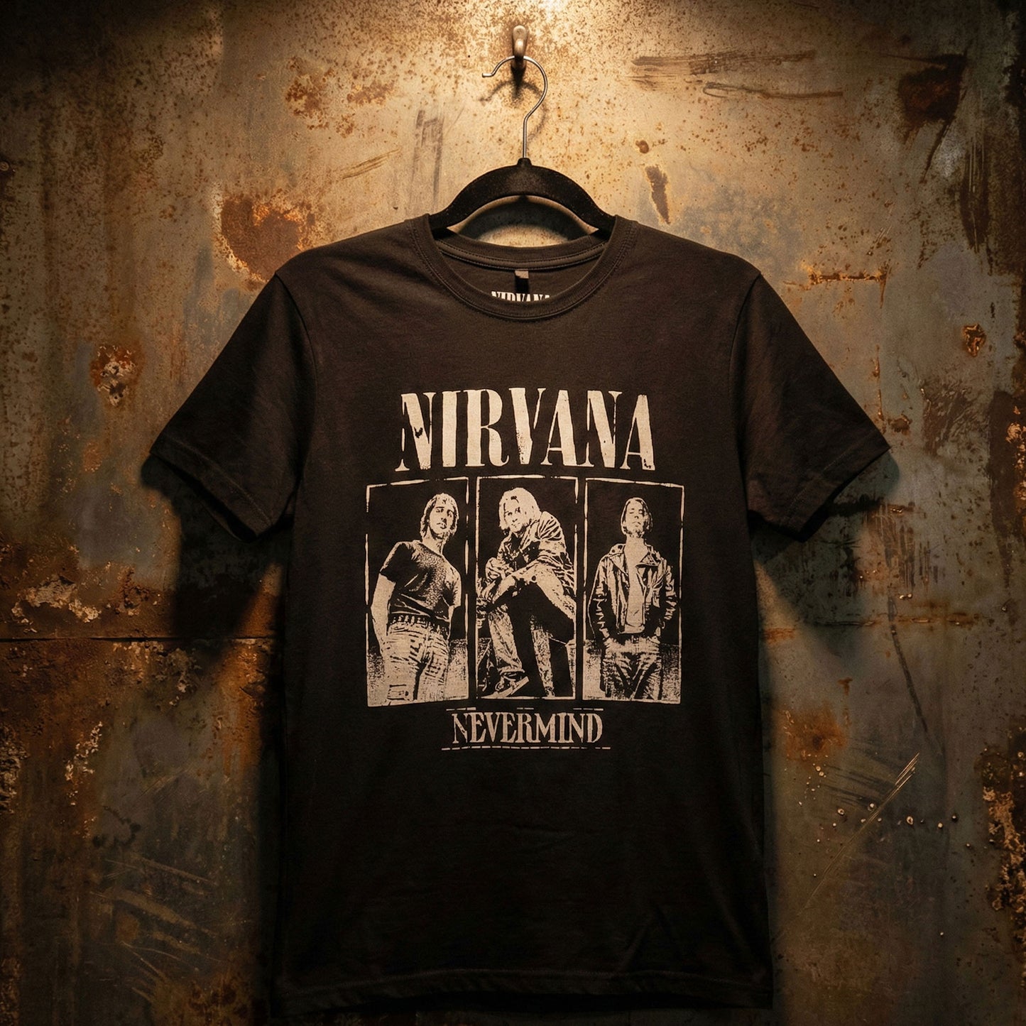 Een foto van een Nirvana T-Shirt