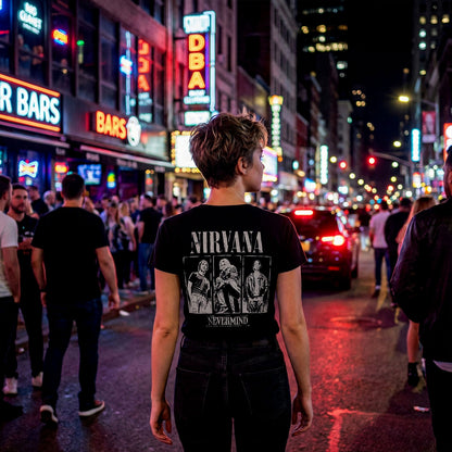 Een foto van een Nirvana T-Shirt