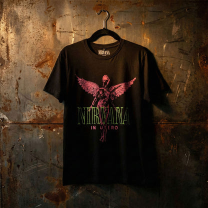 Een foto van een Nirvana T-Shirt