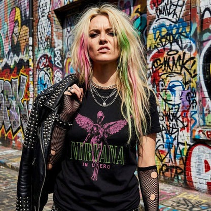 Een foto van een Nirvana T-Shirt