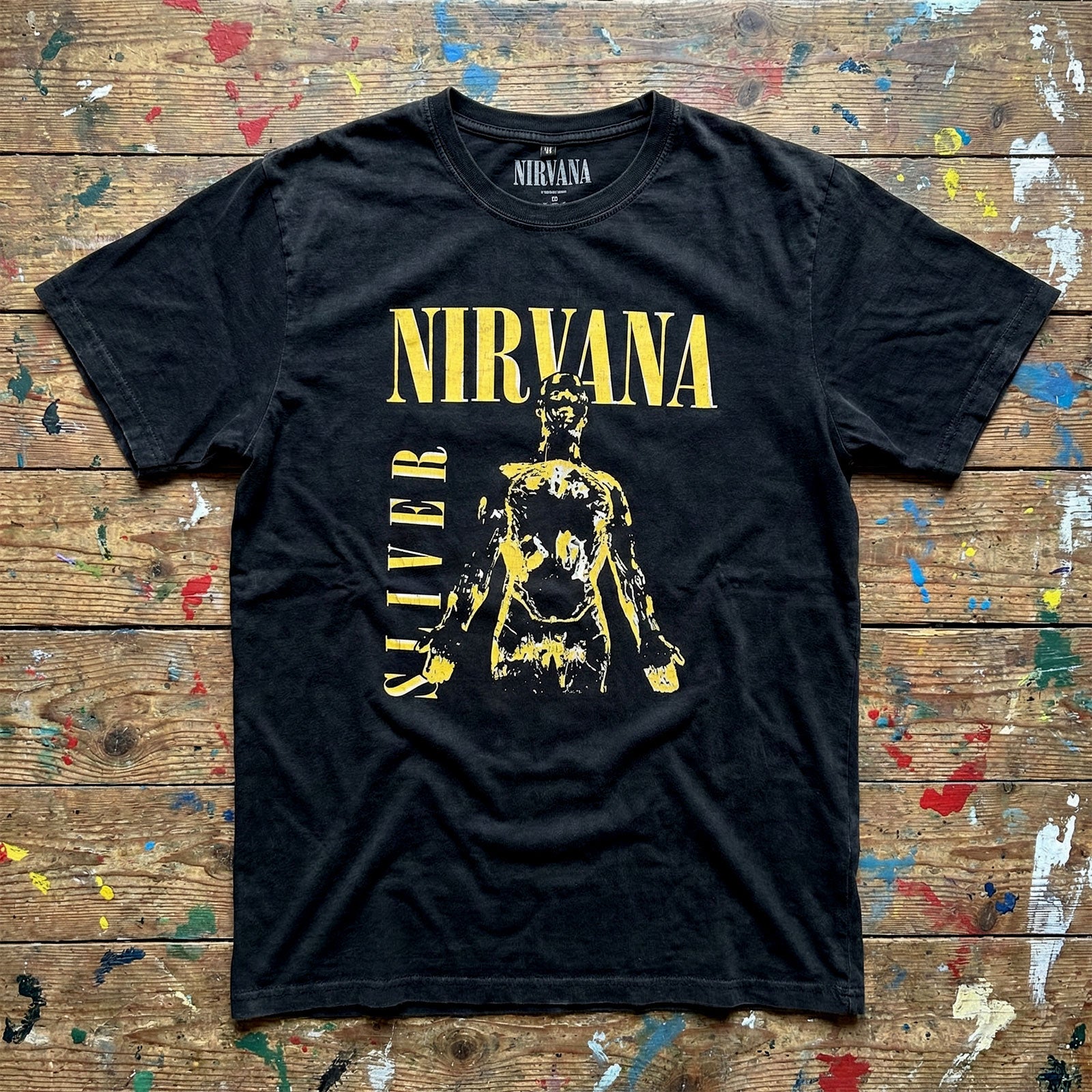 Een foto van een Nirvana T-Shirt