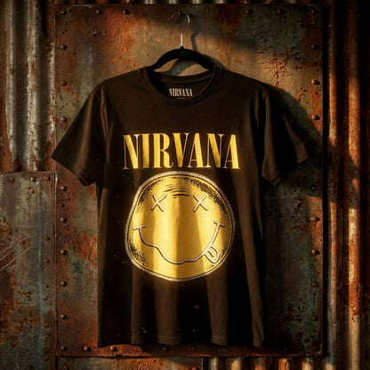 Een foto van een Nirvana T-Shirt