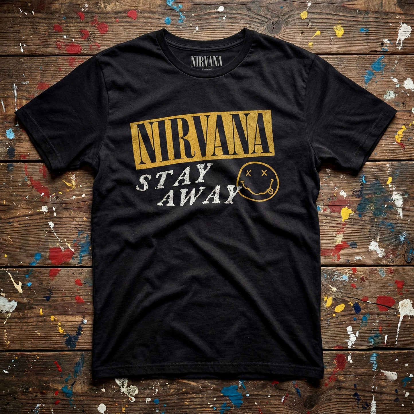 Een foto van een Nirvana T-Shirt