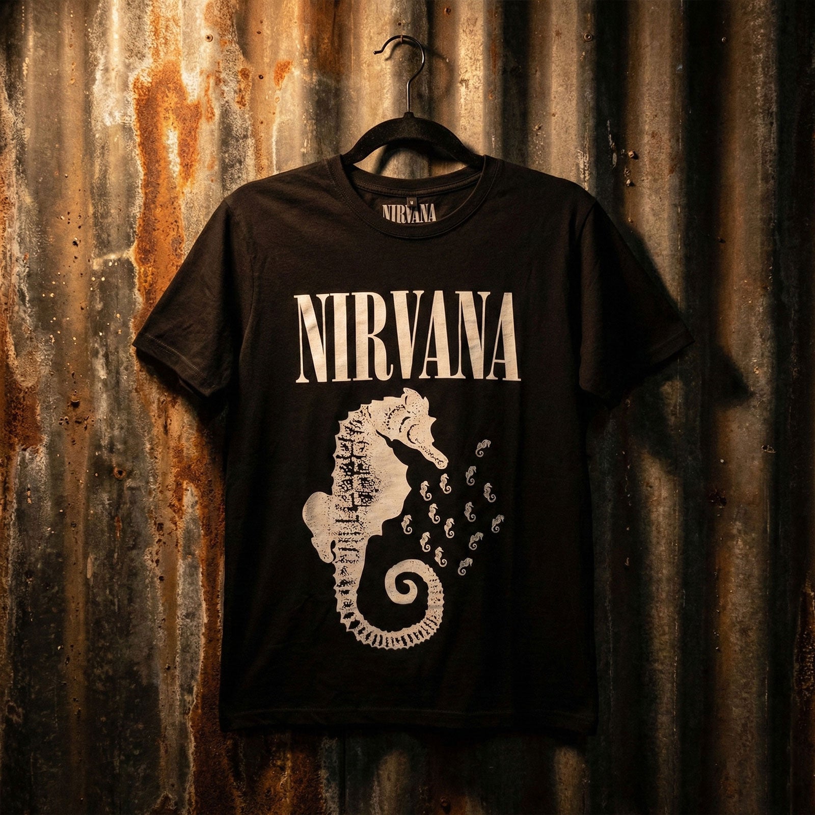 Een foto van een Nirvana T-Shirt