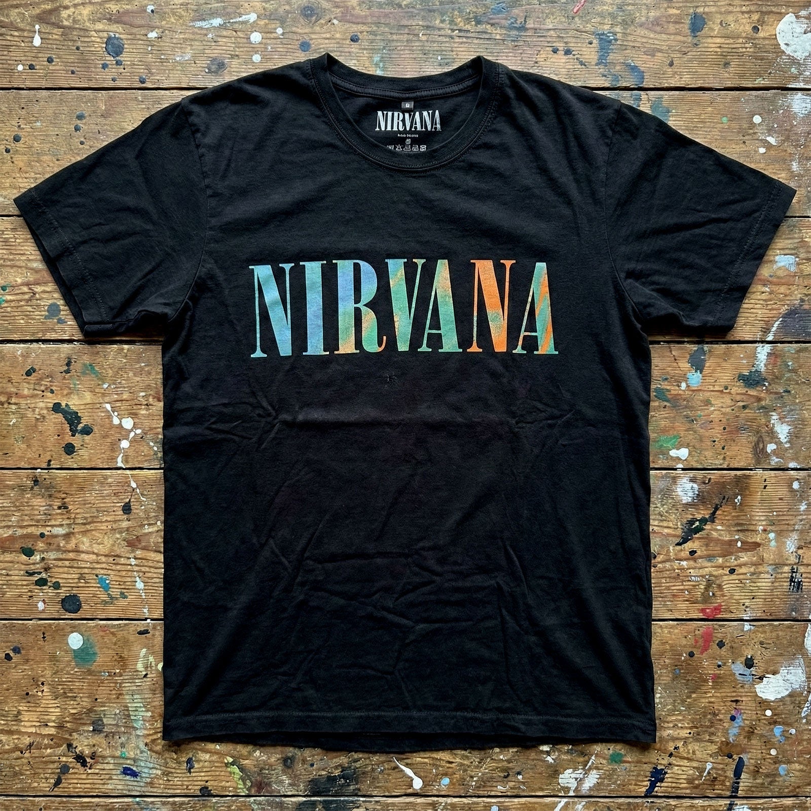 Een foto van een Nirvana T-Shirt