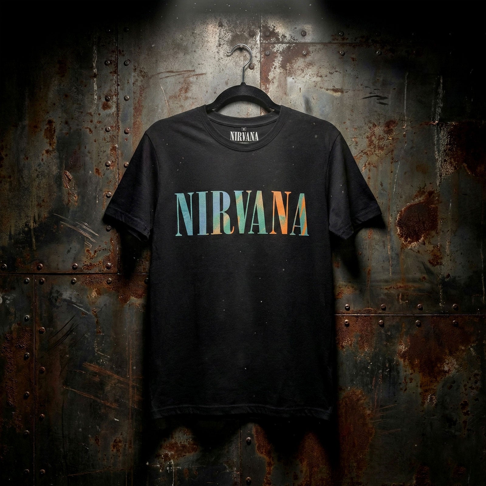 Een foto van een Nirvana T-Shirt
