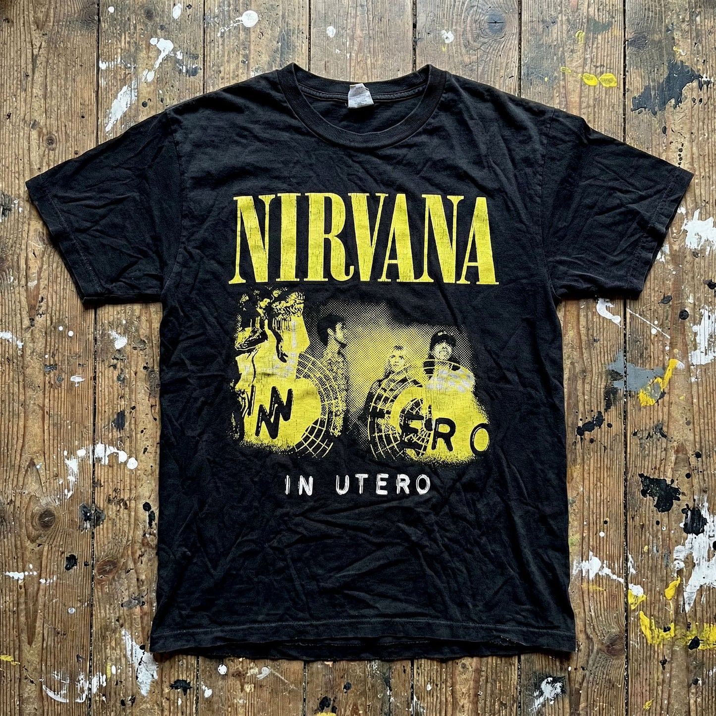 Een foto van een Nirvana T-Shirt