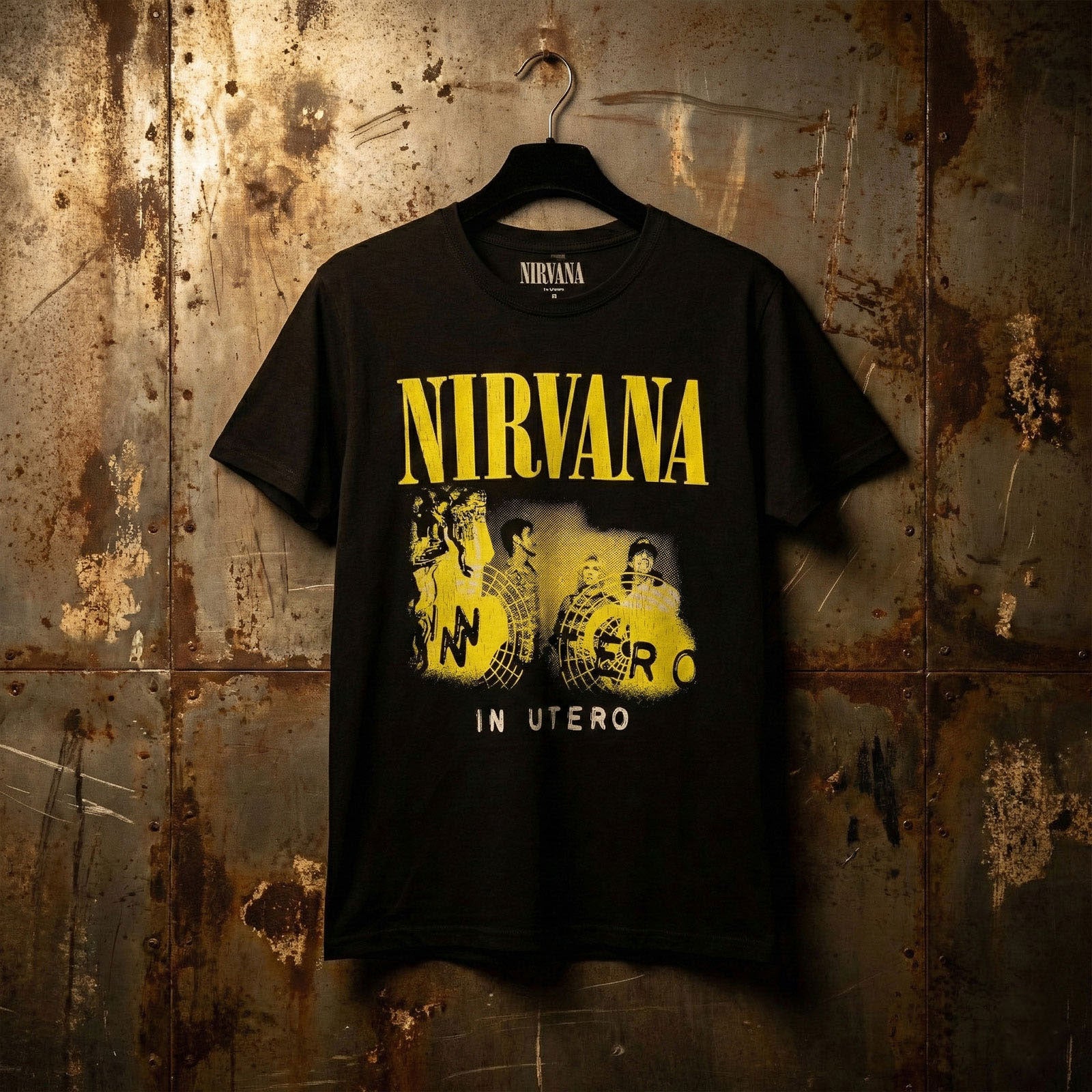 Een foto van een Nirvana T-Shirt